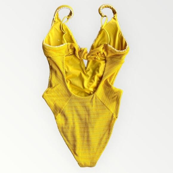 Becca by Rebecca Virtue Tuscany Kenzie Plunge One Piece Size Large - Picture 3 of 6